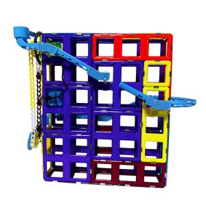 China Creative Magnetic Tiles Track for race car , magnetic block toys 3D Construction factory
