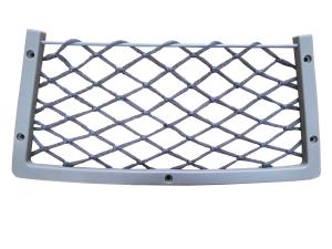 China Black Color Bus Seat Accessories Magazine Net Mesh Bag High Strength factory
