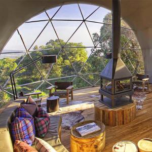 China Garden Camping Dome Tent Hotel Outdoor 4 Meters Customized Color factory