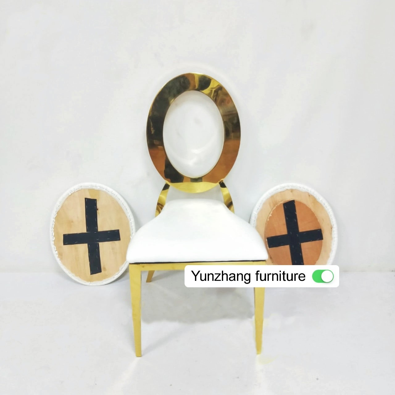 Demountable Round Back Chair with good quality for hotel