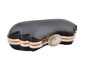 China Handbag hardware accessories metal frame with plastic box,purse box and frame for sales factory
