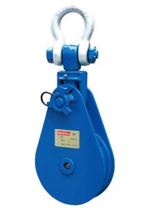 China 30 Ton Durable Heavy Duty Sheave Block Pulley For Shipbuilding / Marine factory