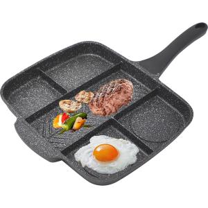 China 5 4 3 In 1 Divided Frying Pan Barbecue Grill Electric 2000W factory