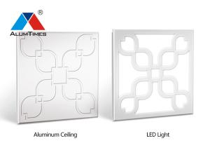 China Moisture Proof Clip In Ceiling , Aluminum Ceiling Panel Fireproof factory