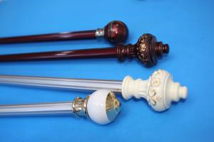 China Home Decoration Single Bracket Simple Curtain Rod 28mm 6.7 Meter factory