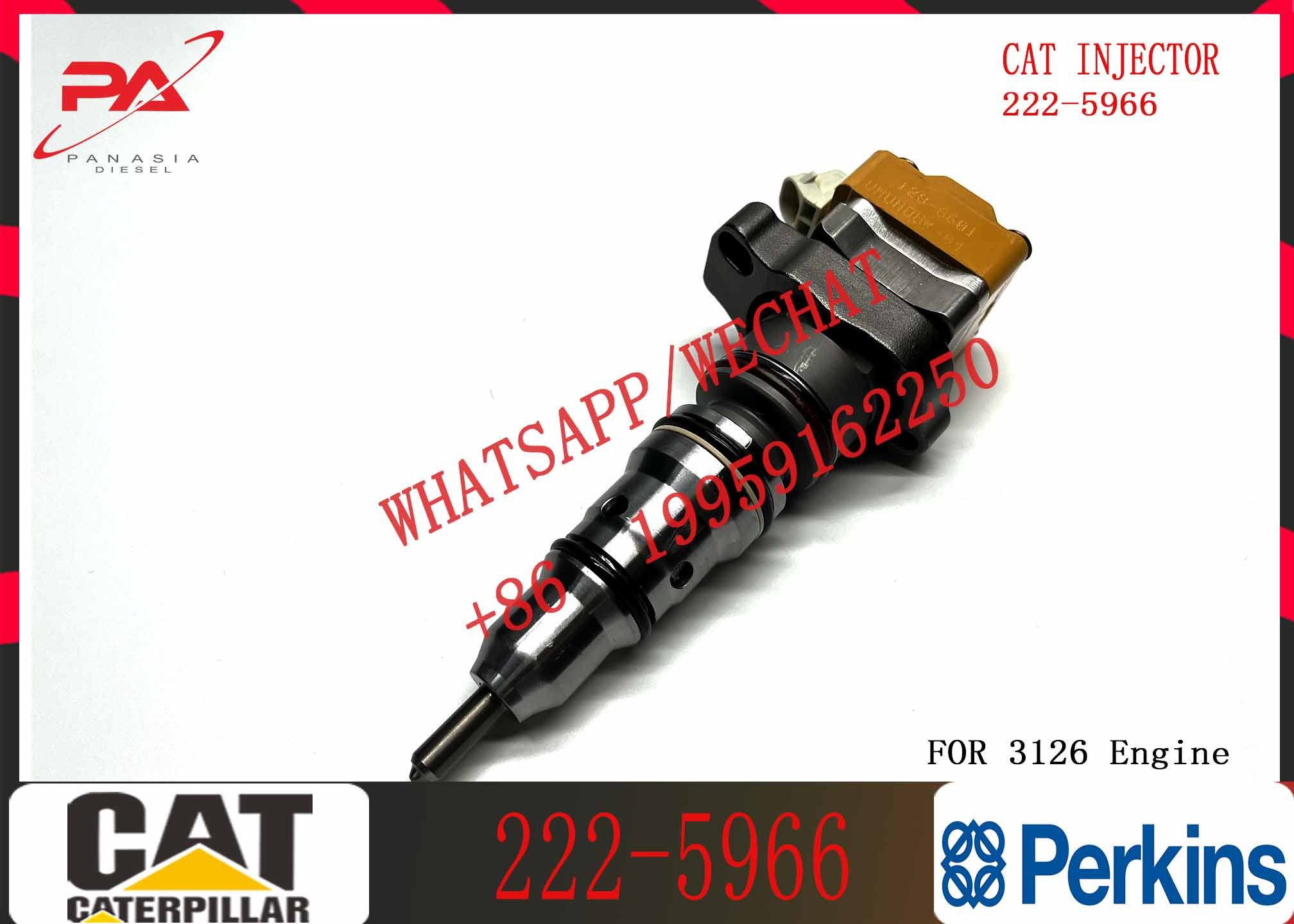 Common Rail Diesel Fuel Injector Assembly 222-5966 1OR-9239 232-1168 173-9268 162-9610 232-1183 111-7916