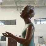 Medium Size Bronze Statue Lost Wax Casting Bronze Sculpture For Art Collection