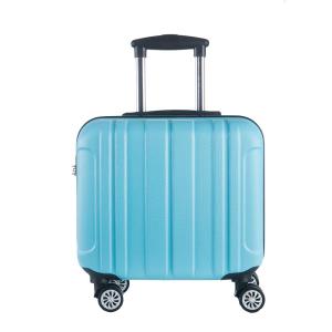 China Airline Lightweight Unisex Blue Carry On Luggage Suitcase Sets factory