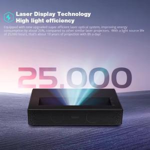 China Ultra Short Throw Meeting Portable Powerpoint Projector DLP 4K 6000 Lumen factory