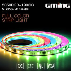 China 30leds/m IP65 530nm RGB UCS1903-8 SMD5050 LED Strip Light factory