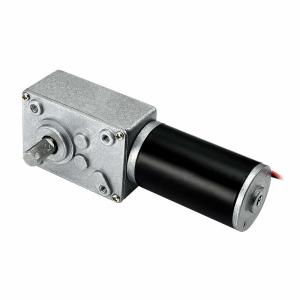 China Faradyi Custom 12v 24v High Torque Electric Motor With Worm Gearbox For Home Application factory
