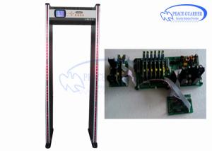 China Adjustable Alarm System Archway Metal Detector 33 Zones For Bus Station Security Check factory