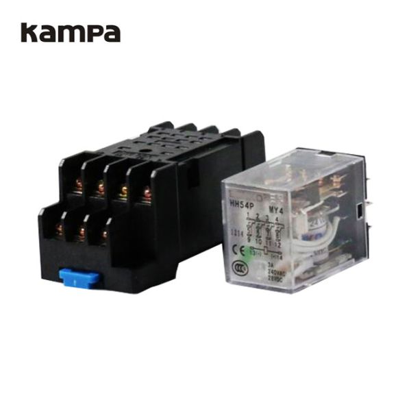 KAMPA MY4NJ HH54P LED Intermediate small size Power Relay relais DC12V DC24V