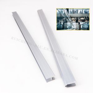 Silver Anodized Aluminum U Channel Suitcase Profiles 4 - 6m Customized Length