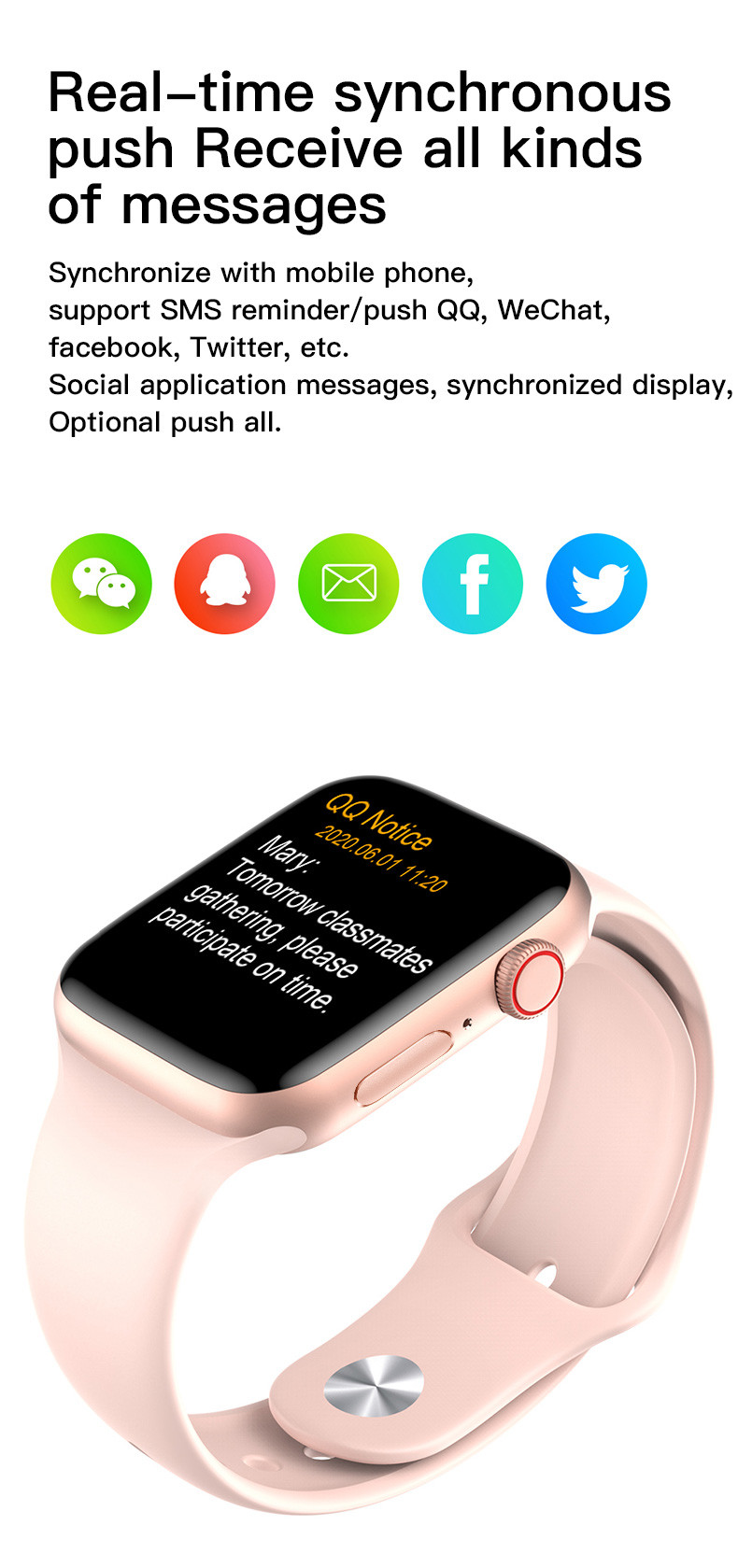 1.72Inch MC72 OEM Android Fitness Smartwatch Sport Bracelet