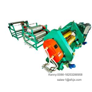 China Eco Friendly 2 Roll Calender Machine Rubber Sheet Making factory