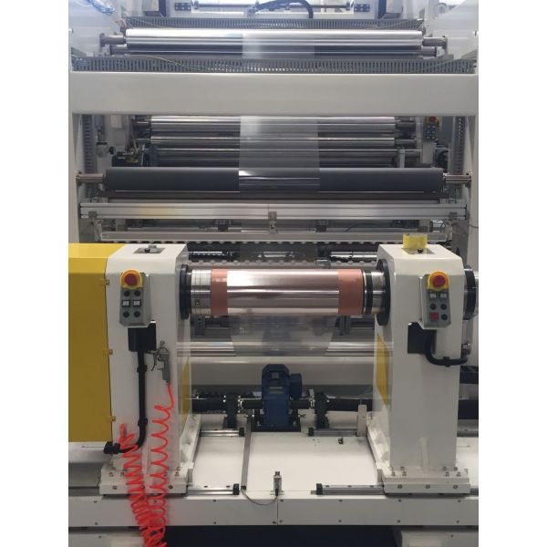 500mm Per Min Grey Slitter Rewinder Machine With Colorful Touch Screen