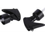 Recyclable Trigger Spray Bottle Tops , Pure Black Mini Sprayer Pump