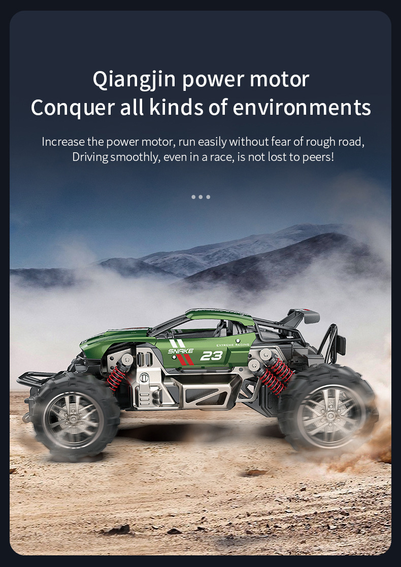 High Speed 1 14 Scale All Terrain RC Car with 2.4 GHz Remote Control Off-Road Truck