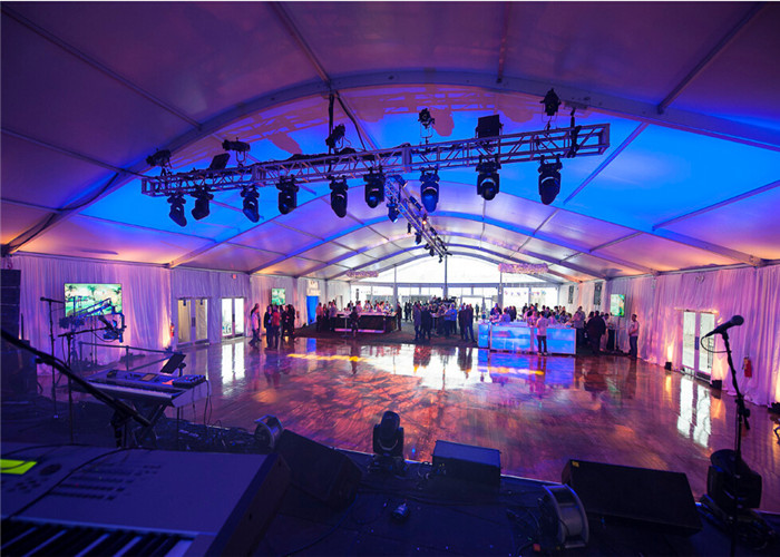 Movable Commercial ClearSpan Structure TFS Dome Canopy With Luxurious Decoration