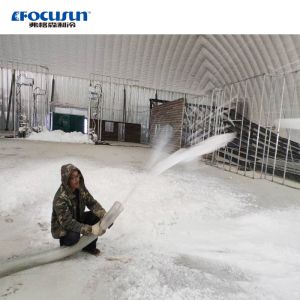 125W Power Indoor Snow Making Machine for Ski -24C Evaporative Temperature