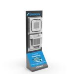 Customizable Metal Display Stands Shopping Centre Display Stands Air Conditionin