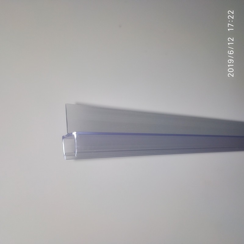 6-12MM Transparent PVC Shower Room Sealing Waterproof Bathroom Seal Strip for Glass Door