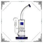 Showerhead Perc Glass Bongs Hookah Smoking Pipes Thickness 5mm