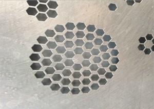 China 25mm Hexagonal 1m Galvanized Decorative Panels Perforated Metal Screen Sheet factory