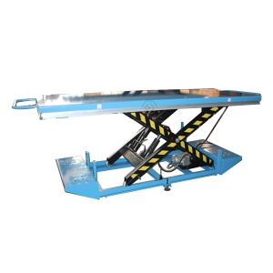 China Hand-Crank Mobile Lift Tables Electric Switch Control 4400lbs 9.5 inch height on sale