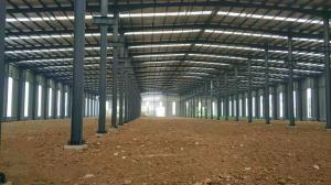China Prefab Steel Structure Warehouse / Commercial Metal Buildings Painting Surface factory