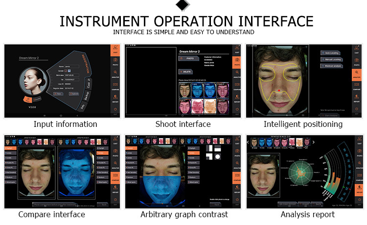function 10 in 1 hydra 3d nls software livre download skin scope sk-8 skin analizer skin face analyzer to test Moisture