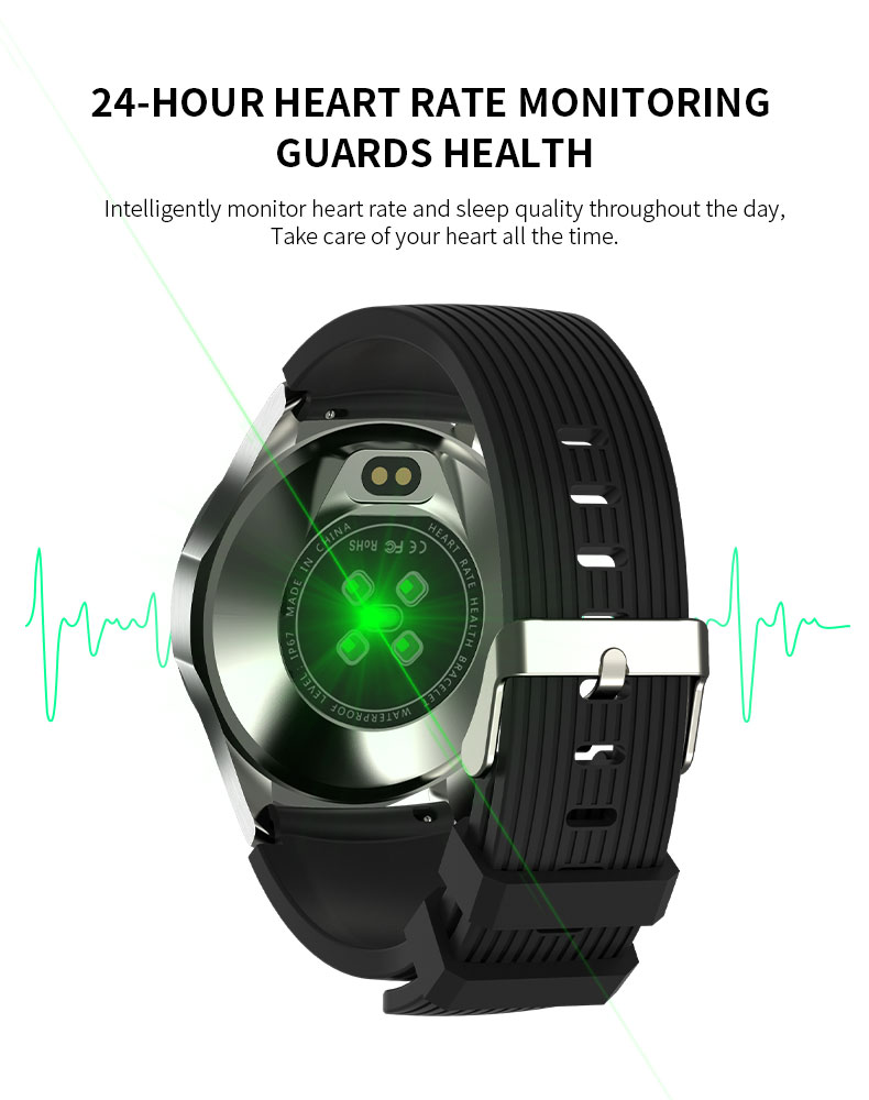 GT107 Smart Watch 1.28Inch circular 240*240 Full Touch Screen Body Temperature Health Band