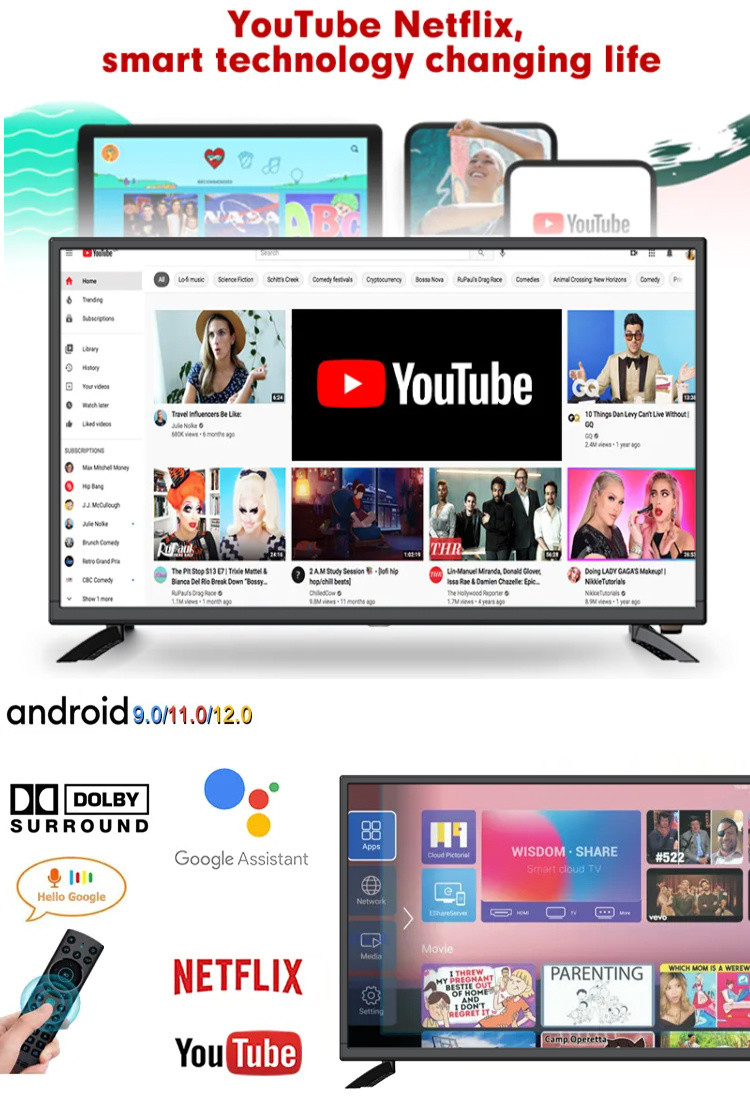 Dolby Vision 85 Inch OLED HDR 10 4K Uhd Led Lcd Tv Television Smart TV Oled Android