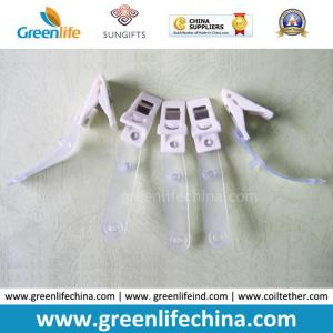China Factory Supply Promotional White ID Badge Name Holder Clip W/Strap factory