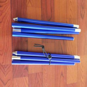China Aluminum Alloy Tube Retractable Tent Pole 19mm Waterproof factory