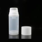 round economical 30ML 50ML 75ML 100ML white frosted plastic PP round body cream
