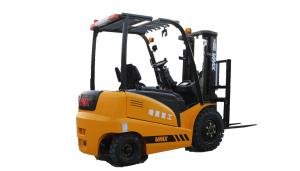 China Yellow Green Electric Warehouse Forklift / 2 TON Ride On Forklift Truck factory