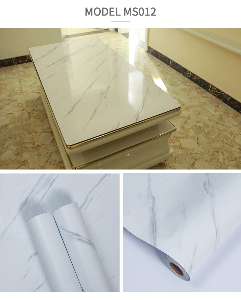 Papel De Parede Marble Mural for Living Room 61cm Width PVC Vinyl Contact Paper Printed Wall Paper