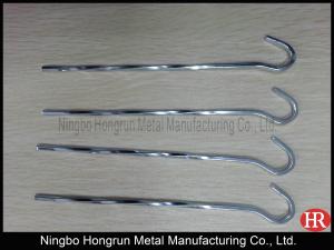 China 7 inch camping galvanized steel twist tent pegs factory