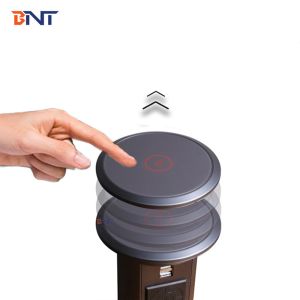 touch pop up intelligent socket with usb port smart office table socket