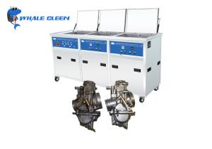 China 1200W 3 tanks Ultrasonic Cleaning Machine fit for Metal Belt parts removel oil factory