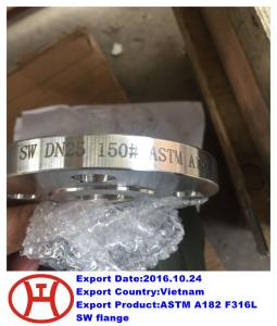 China ASTM A182 F316L SW flange factory