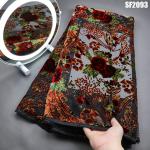 Supoo popular silk velvet lace wedding dress soft lace african lace fabric for