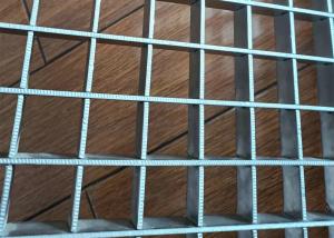 China Stainless Steel Bar Grating Drainage walkway Press Locked With 35x35mm Mehs Size factory