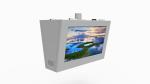 Double Faced Bus Stop Digital Signage 22inch Digital Information Sign