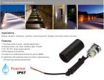 IP67 1W Mini LED Buried Light Embedded LED corner lamps Step light outdoor