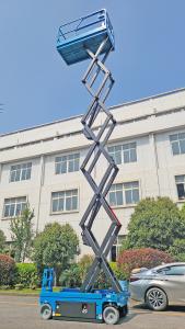 China Self Propelled Scissor Lift 12M Platform Lift factory