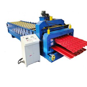 glazed panel machine for roofing