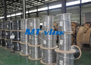 China TP 304 / 304L 1.4301 / 1.4306 Welded Stainless Steel Coil Pipe Single - Core Coiled factory